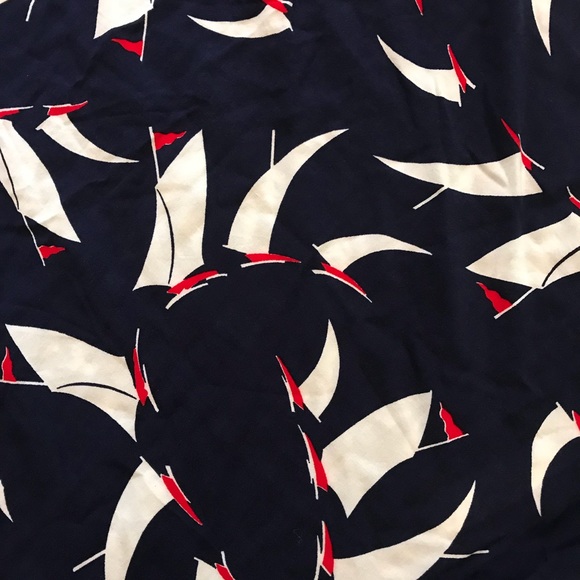 Chaps sailboat wrap skirt nautical - Picture 2 of 4